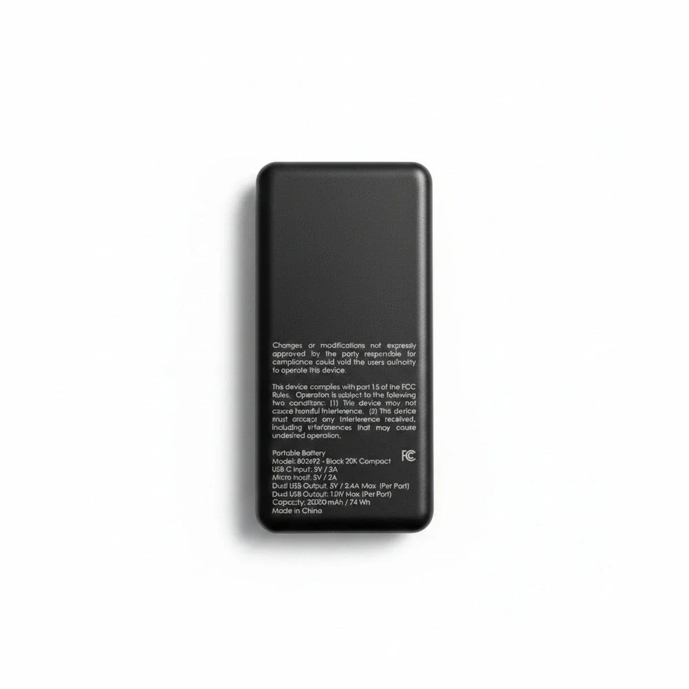 Portable Battery 20000mAh (New / Open Package) Model 802692